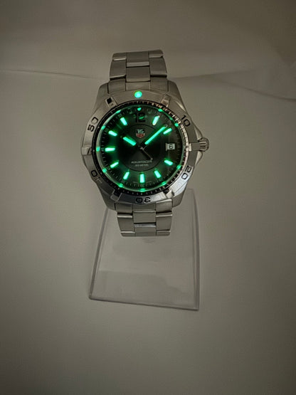 Used TAG Heuer Aquaracer 300M Quartz WAF111E Gray Dial 39mm Men's Watch - RYBrandshop