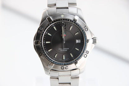 Used TAG Heuer Aquaracer 300M Quartz WAF111E Gray Dial 39mm Men's Watch - RYBrandshop