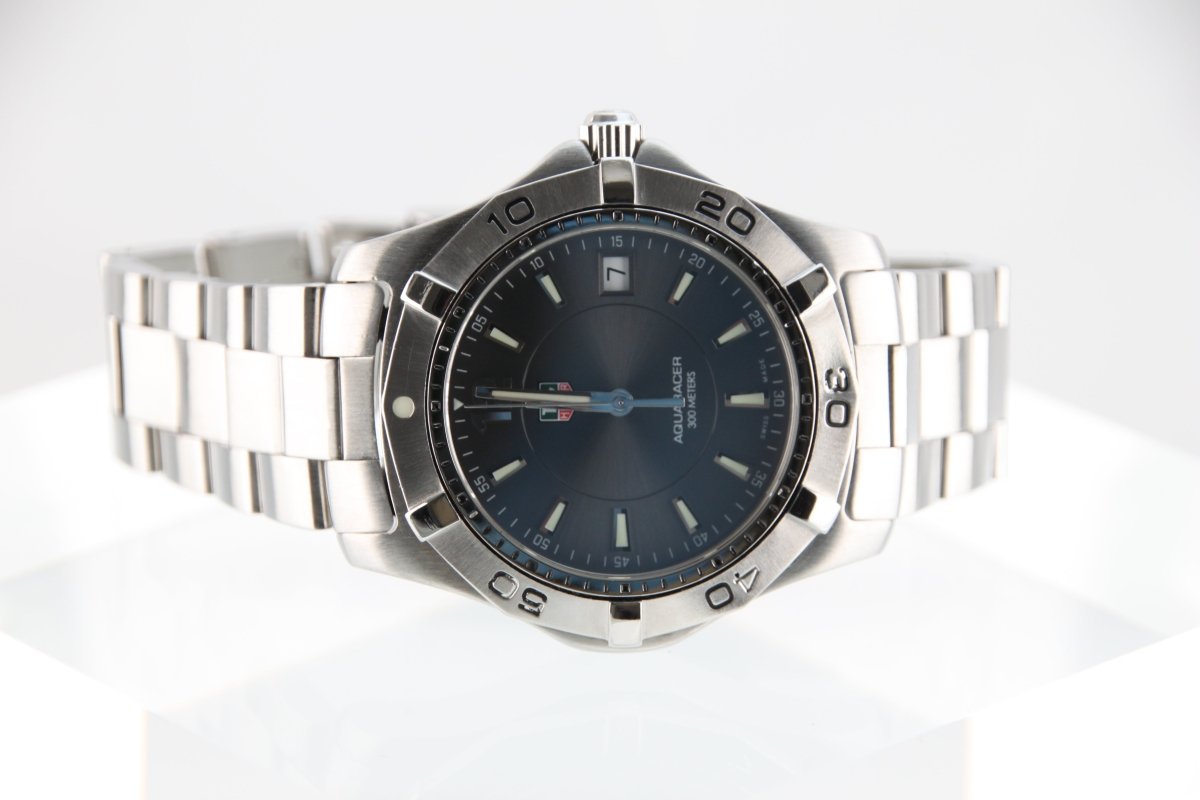Used TAG Heuer Aquaracer 300M Quartz WAF111E Gray Dial 39mm Men's Watch - RYBrandshop
