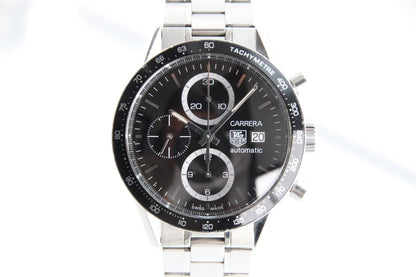 Used TAG Heuer Carrera CV2010 - 3 Chronograph 42mm Stainless steel Automatic Men's Watch - RYBrandshop