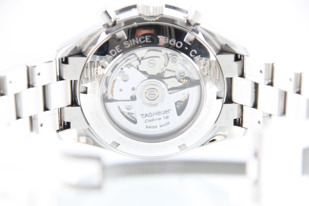 Used TAG Heuer Carrera CV2010 - 3 Chronograph 42mm Stainless steel Automatic Men's Watch - RYBrandshop