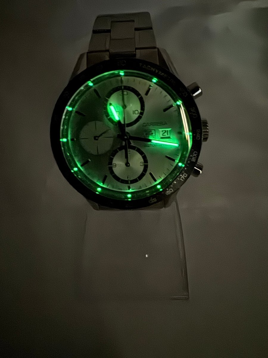 Used TAG Heuer Carrera Calibre 16 Silver Dial 41mm Automatic Serviced CV2011 - RYBrandshop