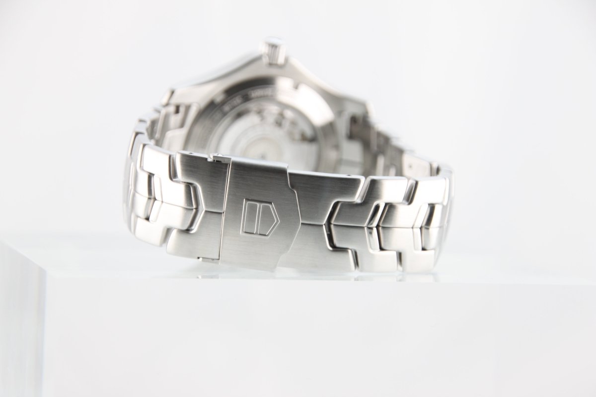 Used TAG Heuer Link Calibre Automatic Black Dial 38mm WJF211N Full Set - RYBrandshop
