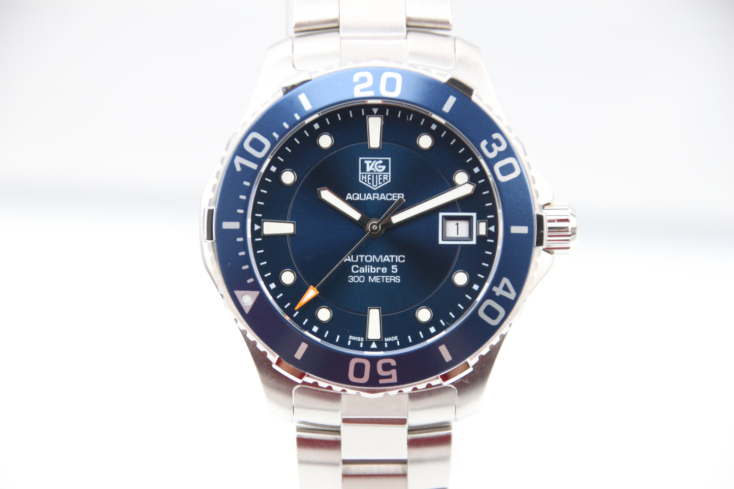 Used TAG Heuer Aquaracer 300M Blue Dial Automatic Men's Watch WAN2111-0