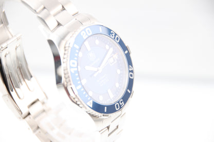 Used TAG Heuer Aquaracer 300M Blue Dial Automatic Men's Watch WAN2111-0