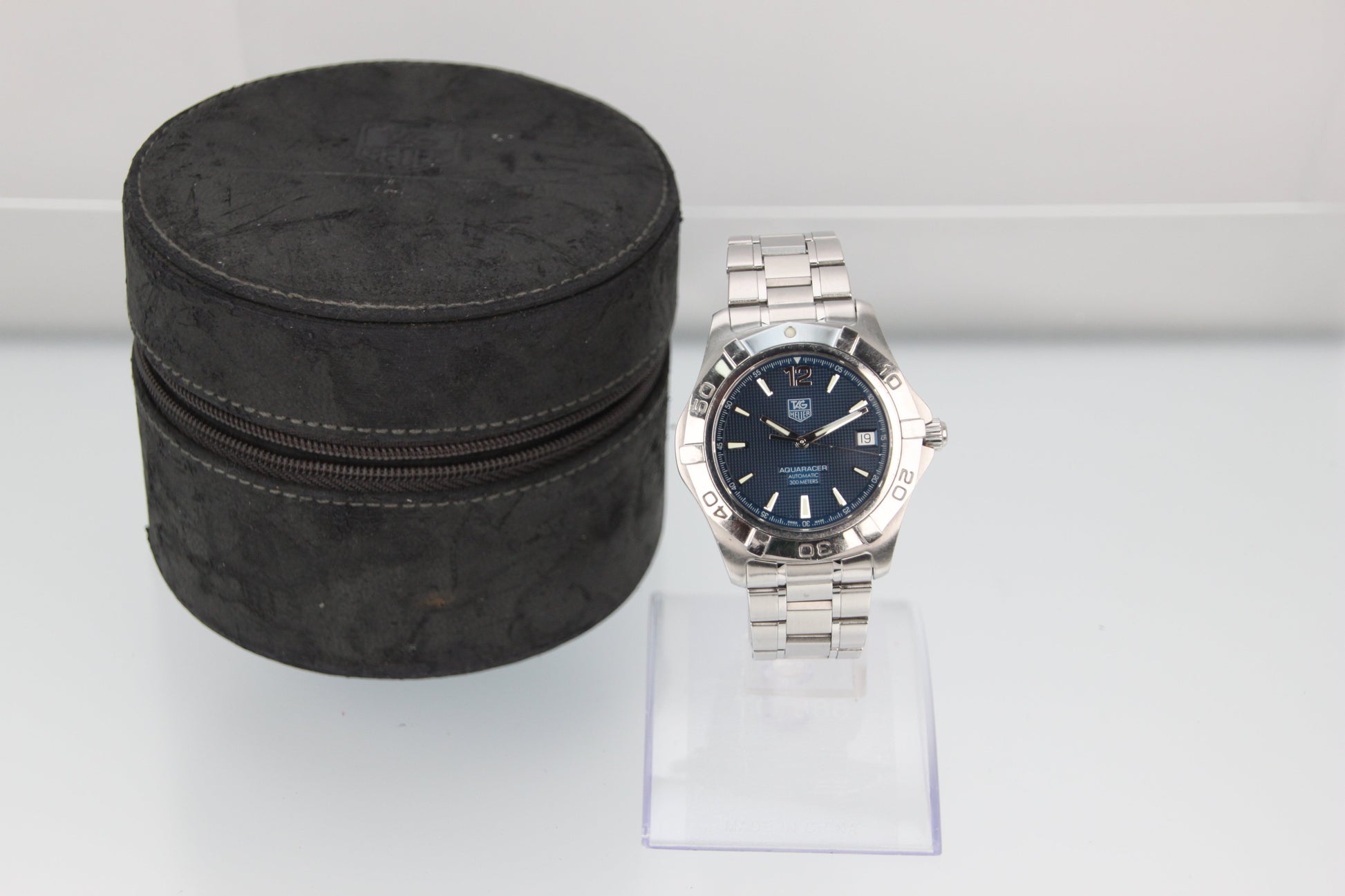 TAG Heuer Aquaracer WAF2112 Blue Dial Automatic 39mm - Image 12