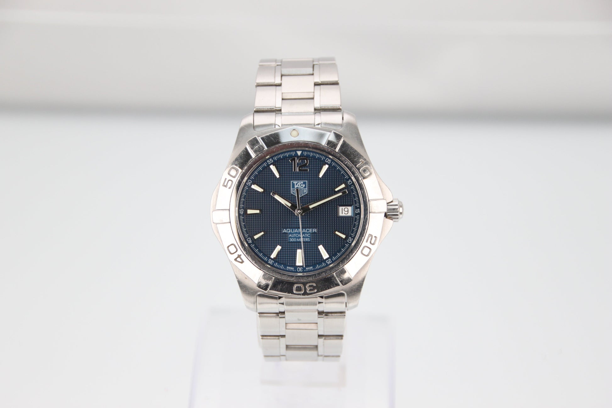 TAG Heuer Aquaracer WAF2112 Blue Dial Automatic 39mm - Image 13