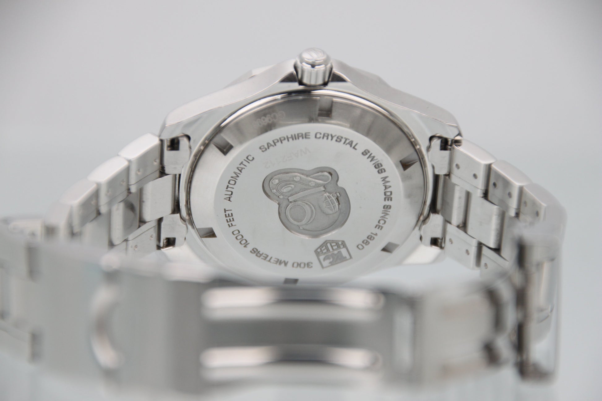 TAG Heuer Aquaracer WAF2112 Blue Dial Automatic 39mm - Image 9