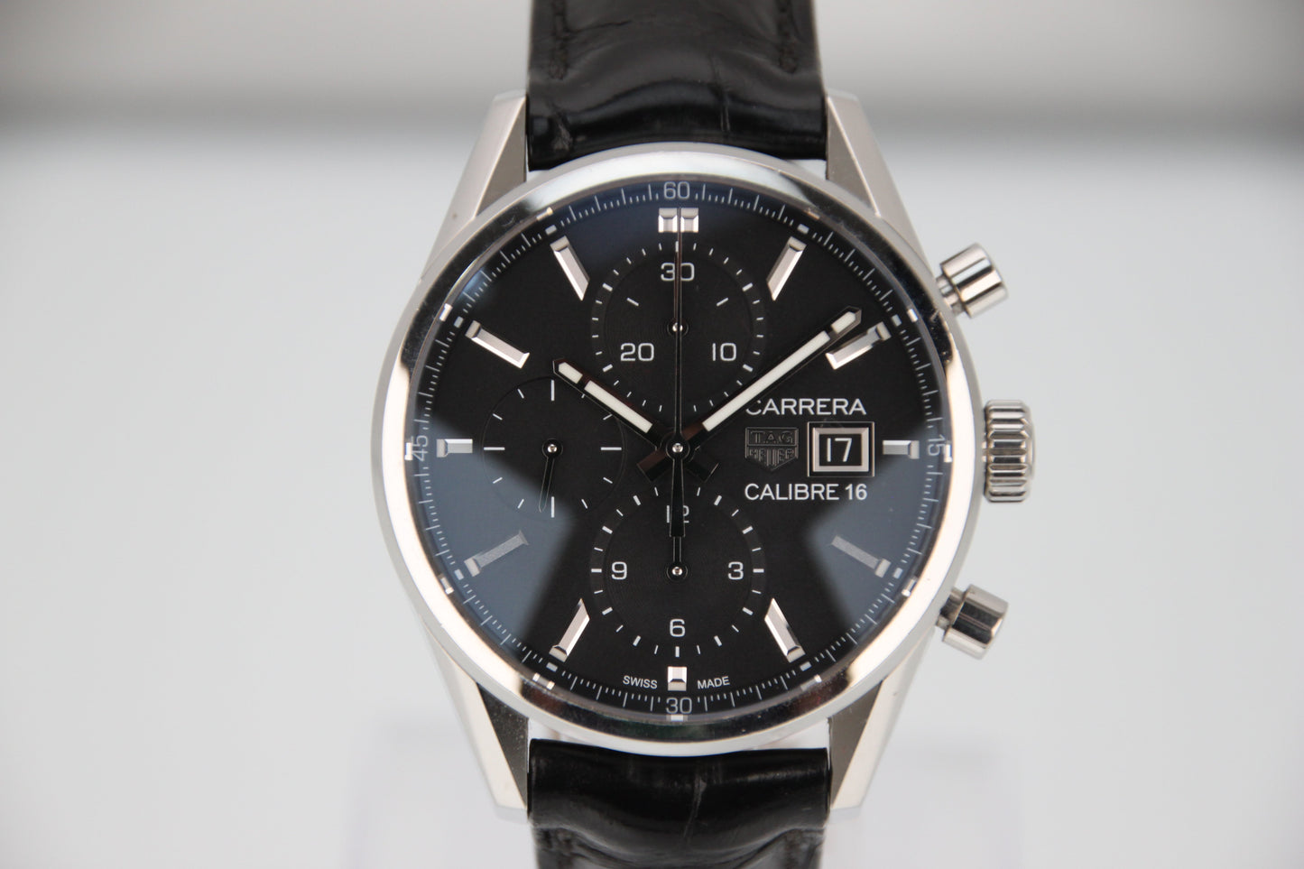 TAG Heuer Carrera Chronograph CBK2110.BA0715 Black Dial Automatic 41mm - Image 1