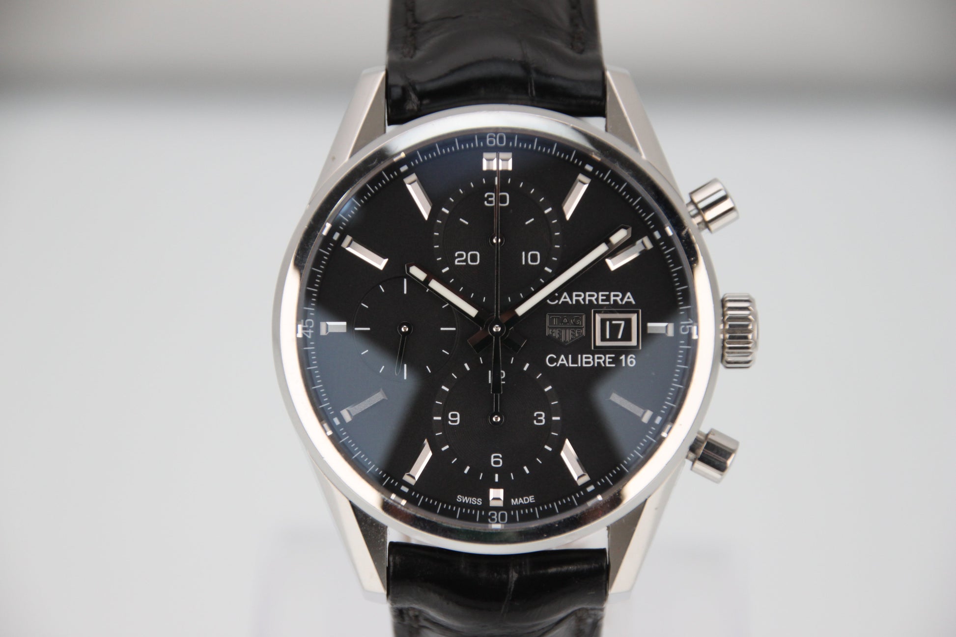 TAG Heuer Carrera Chronograph CBK2110.BA0715 Black Dial Automatic 41mm - Image 1