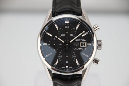TAG Heuer Carrera Chronograph CBK2110.BA0715 Black Dial Automatic 41mm - Image 1