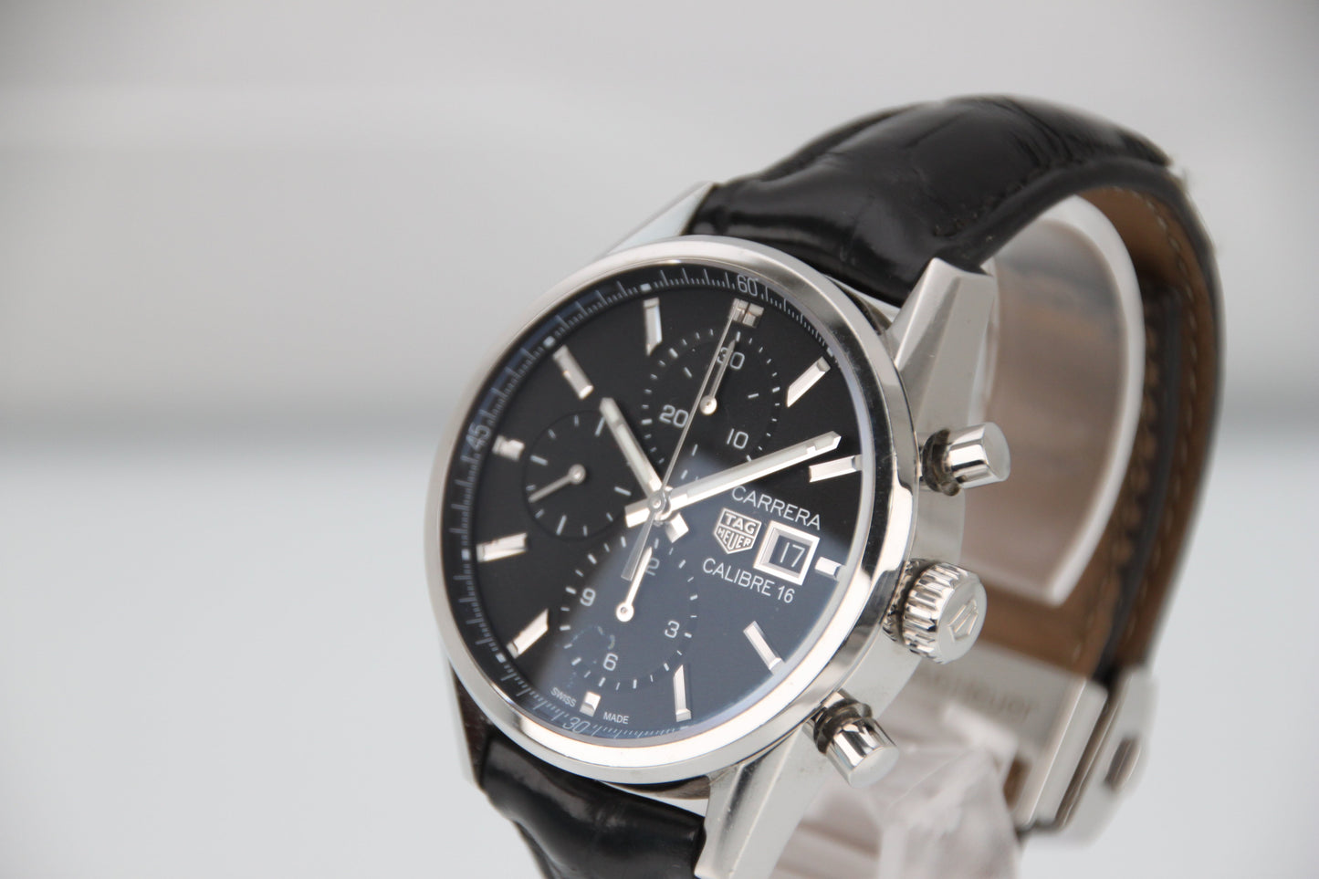 TAG Heuer Carrera Chronograph CBK2110.BA0715 Black Dial Automatic 41mm - Image 2