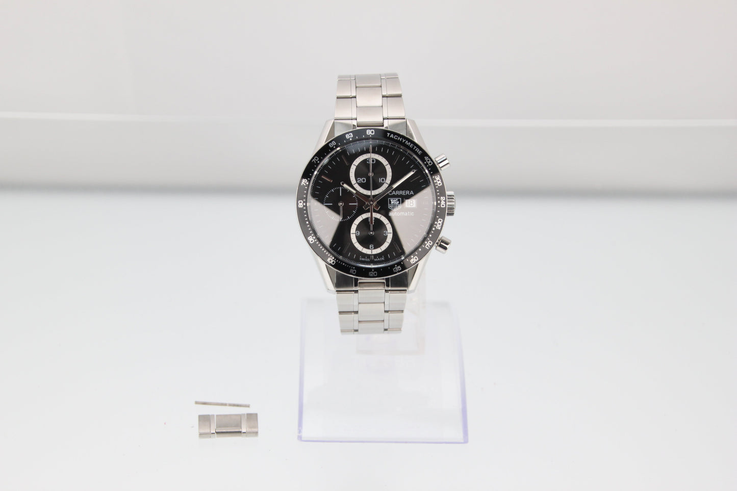 TAG Heuer Carrera Chronograph CV2010 Black Dial Automatic 41mm - Image 11