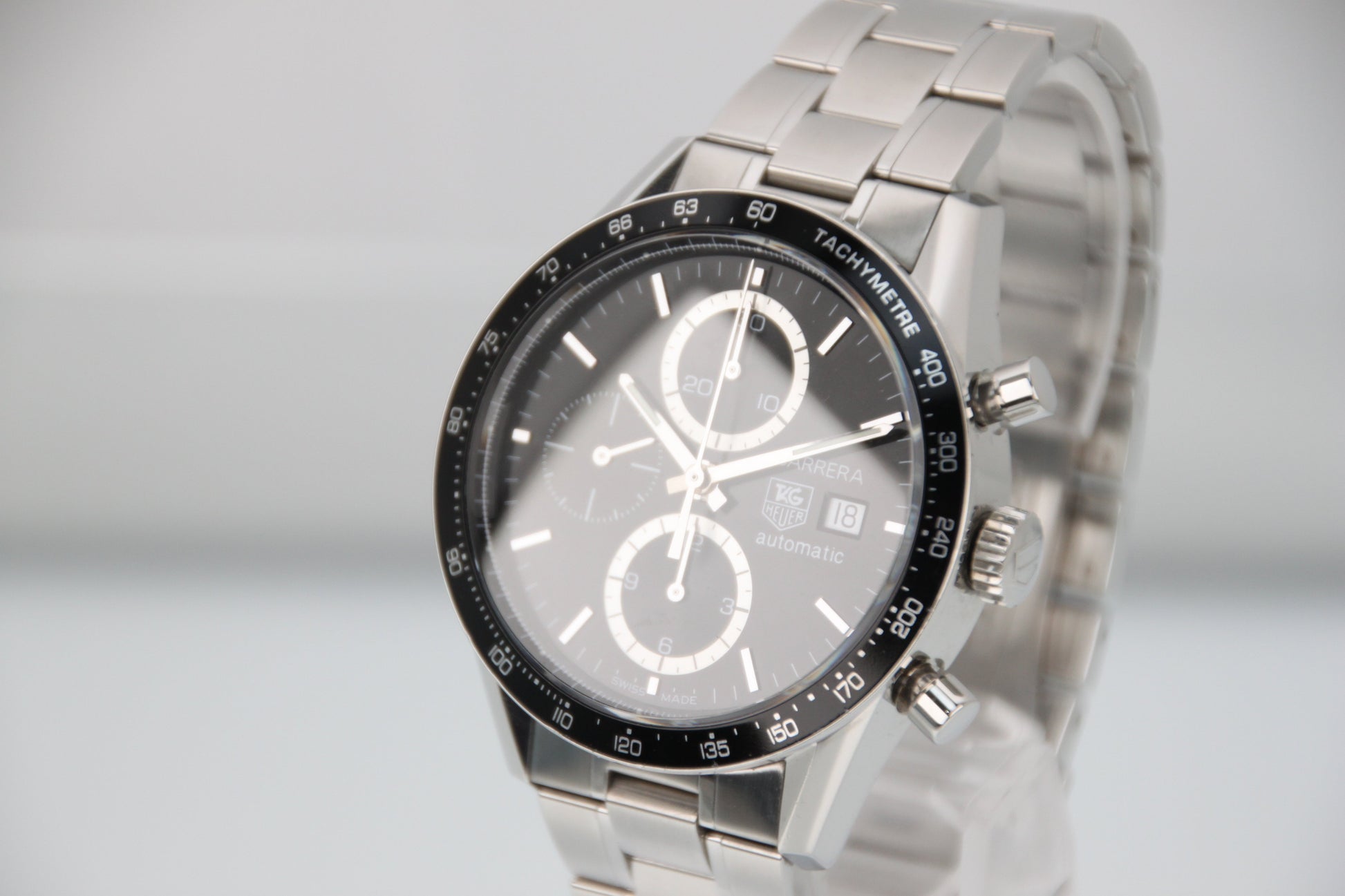 TAG Heuer Carrera Chronograph CV2010 Black Dial Automatic 41mm - Image 2