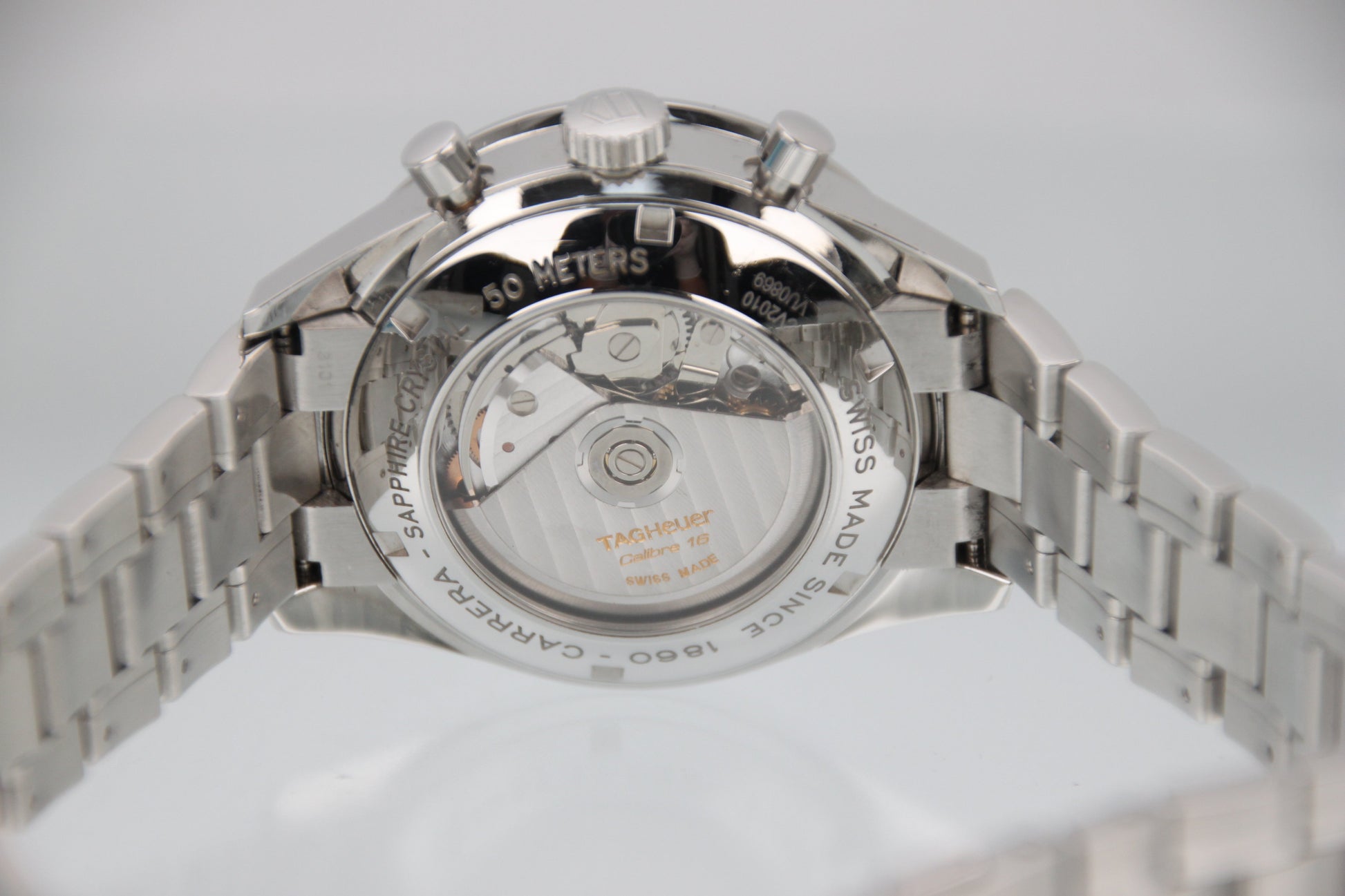 TAG Heuer Carrera Chronograph CV2010 Black Dial Automatic 41mm - Image 9