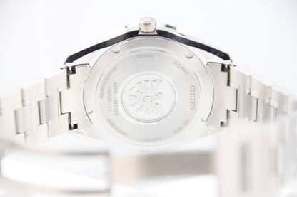 Used The CITIZEN AQ4100-57B High-Accuracy Eco-Drive Titanium Silver Dial w/B&P - RYBrandshop
