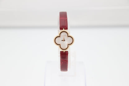 Van Cleef & Arpels Sweet Alhambra Watch 18K PG Shell Dial VCARO8SF00 - Image 12