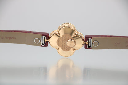 Van Cleef & Arpels Sweet Alhambra Watch 18K PG Shell Dial VCARO8SF00 - Image 9
