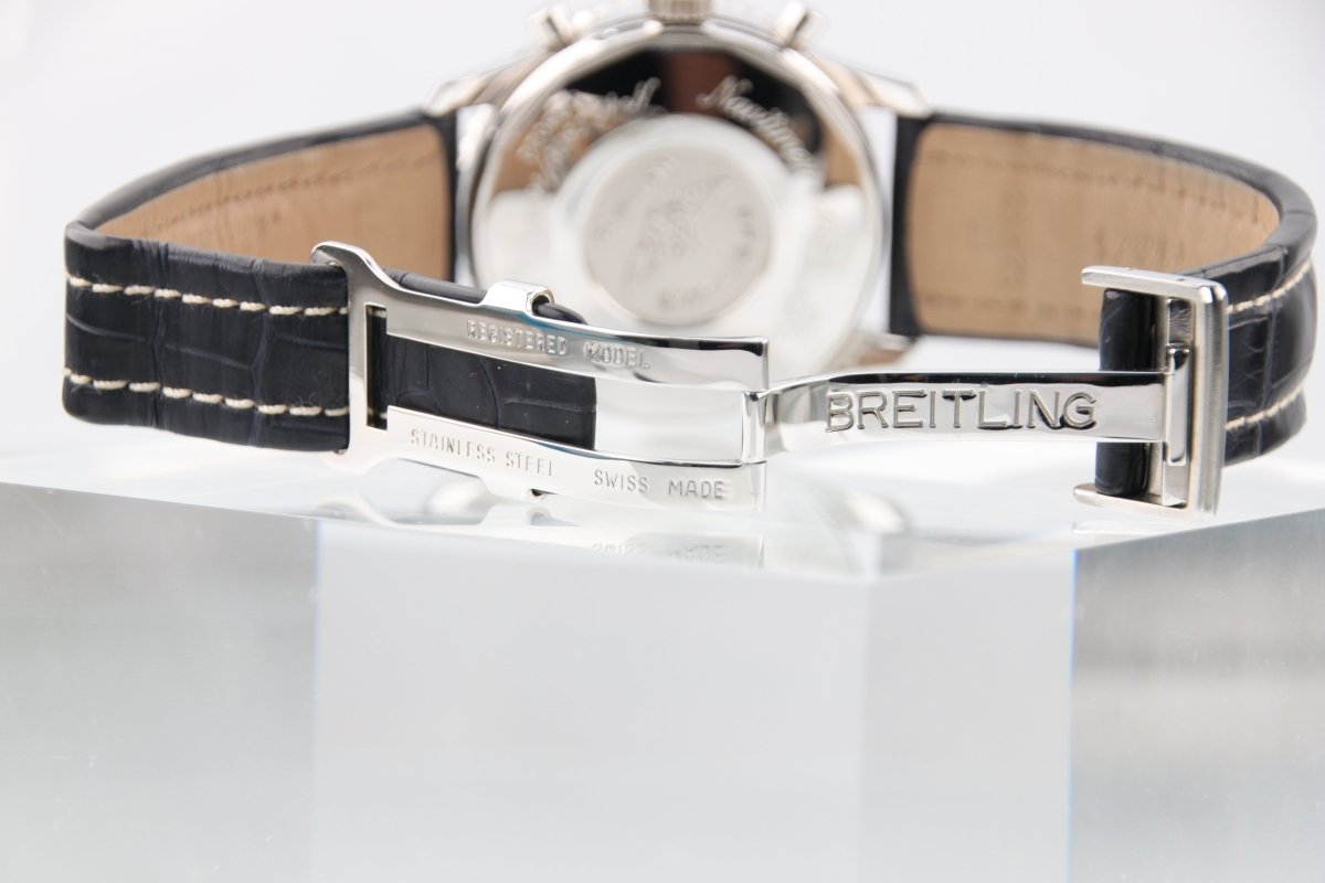 Used BREITLING Navitimer 1461 Semi - Perpetual Calendar Blue Dial A38022 - RYBrandshop