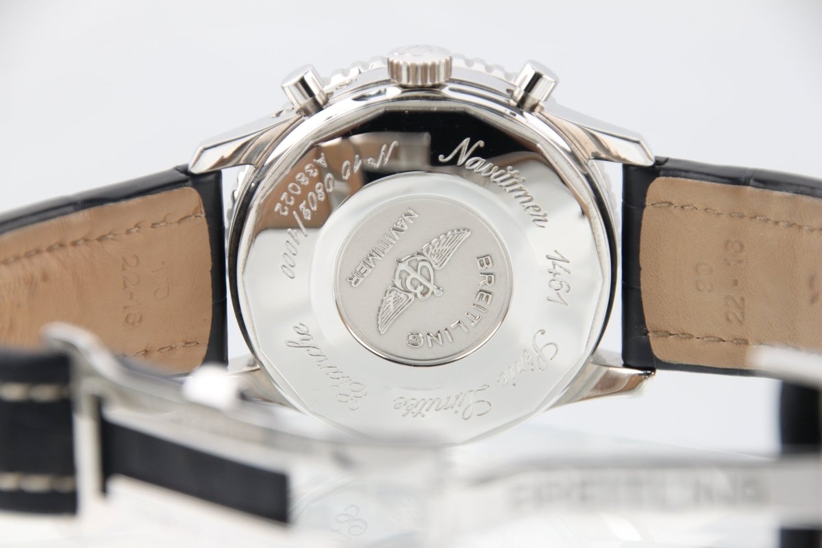 Used BREITLING Navitimer 1461 Semi - Perpetual Calendar Blue Dial A38022 - RYBrandshop