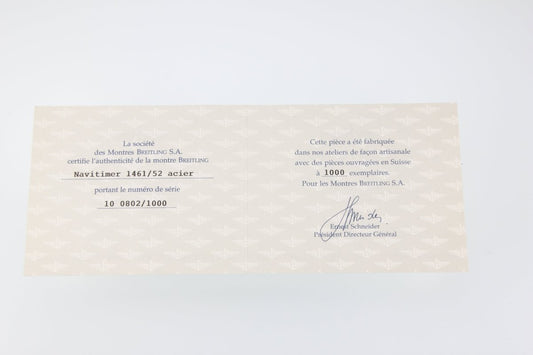 Used BREITLING Navitimer 1461 Semi - Perpetual Calendar Blue Dial A38022 - RYBrandshop