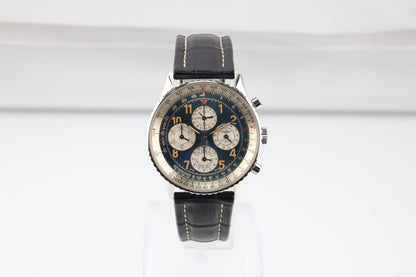 Used BREITLING Navitimer 1461 Semi - Perpetual Calendar Blue Dial A38022 - RYBrandshop