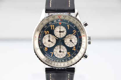Used BREITLING Navitimer 1461 Semi - Perpetual Calendar Blue Dial A38022 - RYBrandshop