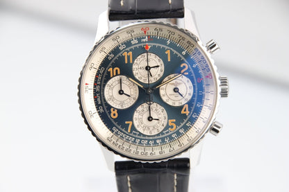 Used BREITLING Navitimer 1461 Semi - Perpetual Calendar Blue Dial A38022 - RYBrandshop