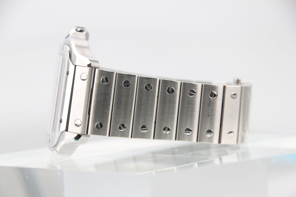 Used Cartier Santos de Cartier LM Green Dial Steel WSSA0062 - RYBrandshop
