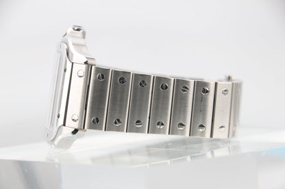 Used Cartier Santos de Cartier LM Green Dial Steel WSSA0062 - RYBrandshop