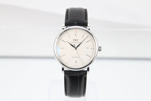 Used IWC Portofino Automatic 40mm White Dial Stainless Steel IW356501 - RYBrandshop