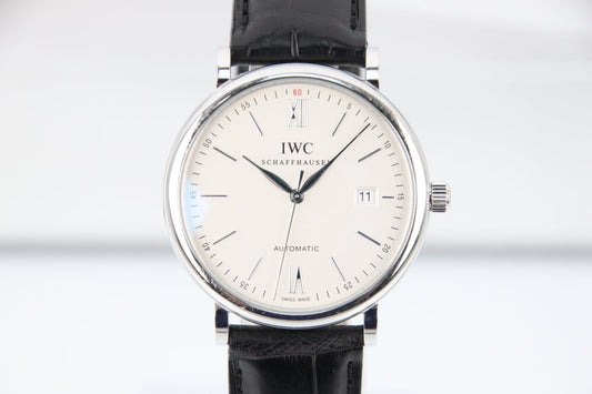 Used IWC Portofino Automatic 40mm White Dial Stainless Steel IW356501 - RYBrandshop