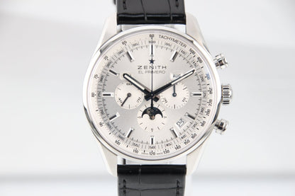 Used Zenith El Primero 410 Triple Calendar Moonphase 42mm 03.2091.410 - RYBrandshop