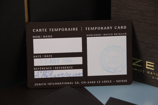 Used Zenith New Vintage 1969 El Primero Limited Edition 500 Pcs 03.1969.469 - RYBrandshop